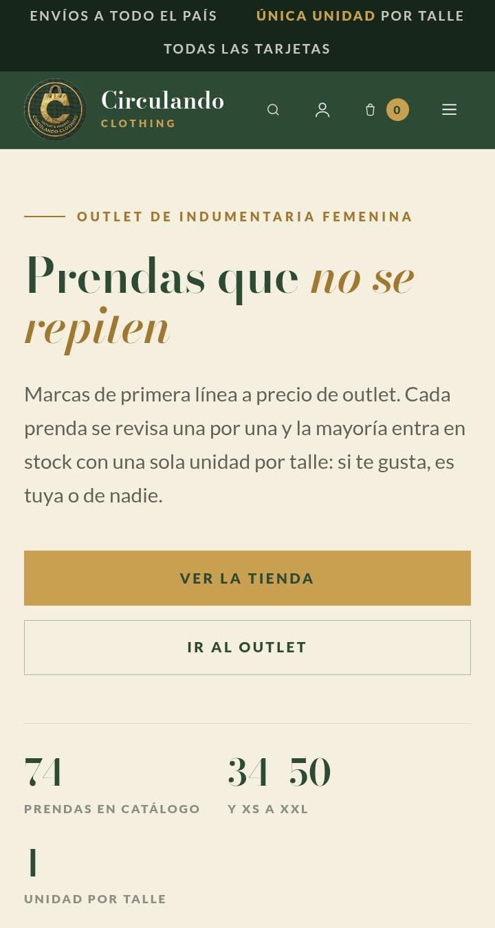 Captura de Circulando Clothing